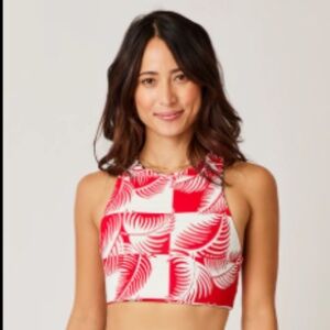 Carve Designs, Sanitas Reversible Bikini Top,NWT, Size Medium D/DD